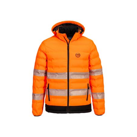 Ultrazvuková vyhřívaná tunelová bunda Hi-Vis - 1