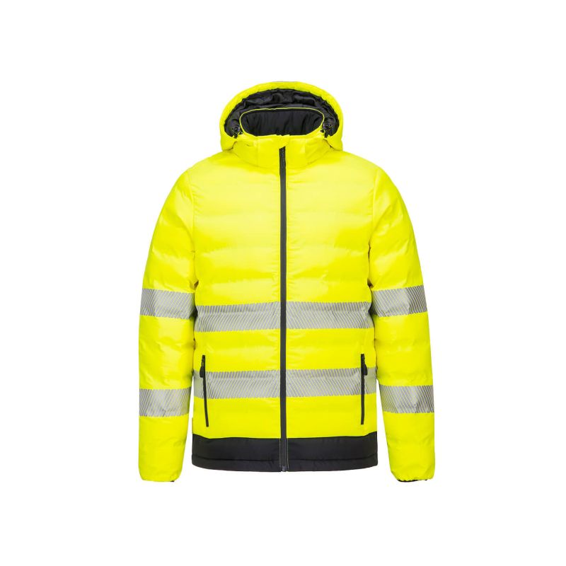 Ultrazvuková vyhřívaná tunelová bunda Hi-Vis - 2