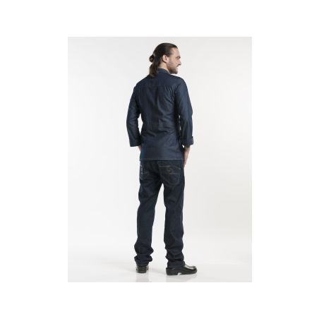 Parka Blue Denim Stretch - 1