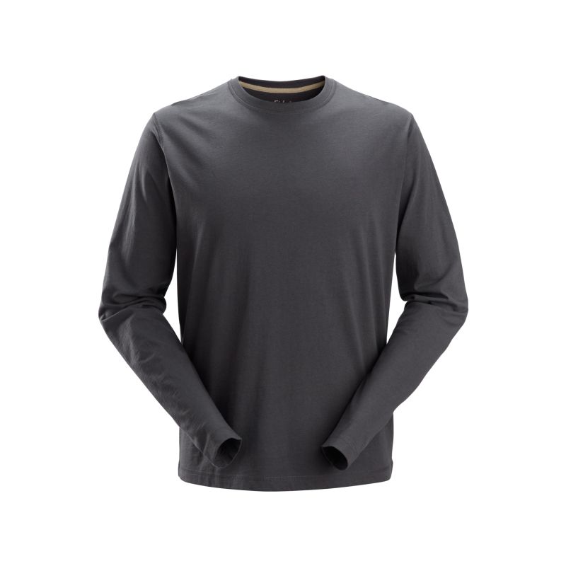 Triko classic s dlouhým rukávem šedá - 1