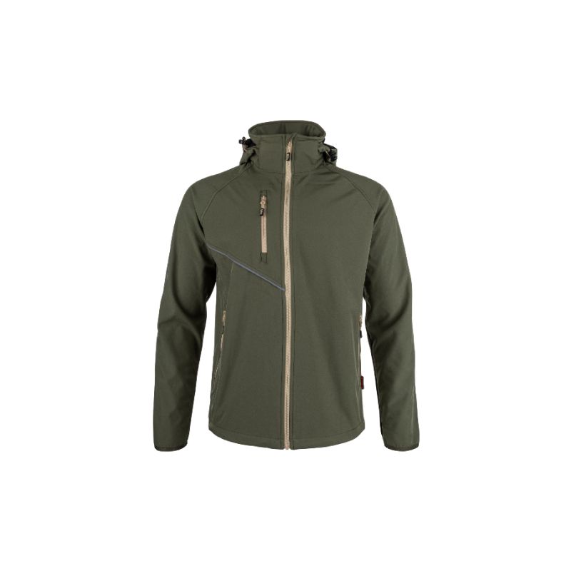 FORCE Jacket green/sand - 1