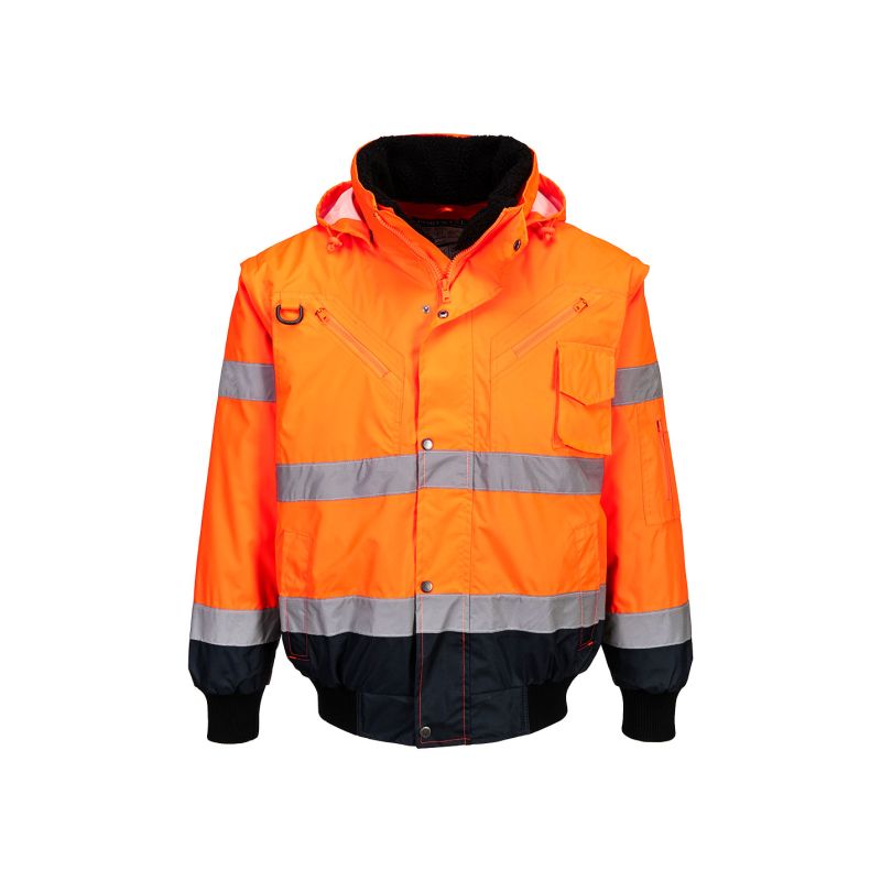 Bunda 3v1 Bomber Hi-Vis Contrast - 1