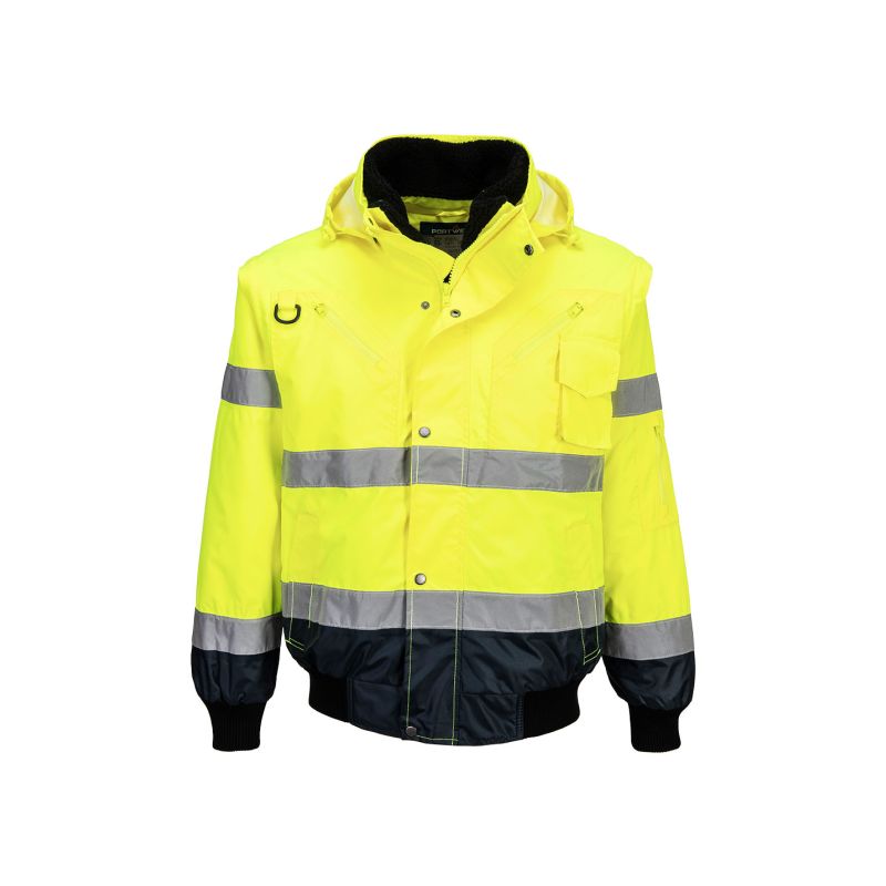 Bunda 3v1 Bomber Hi-Vis Contrast - 4