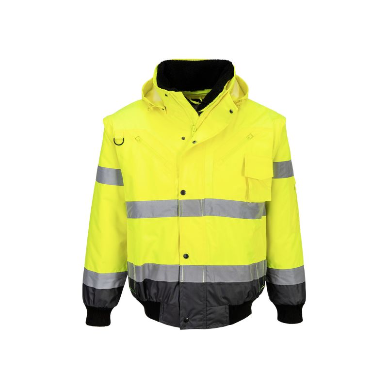 Bunda 3v1 Bomber Hi-Vis Contrast - 5