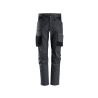 Kalhoty AllroundWork Stretch bez kolenních kapes šedé - 1