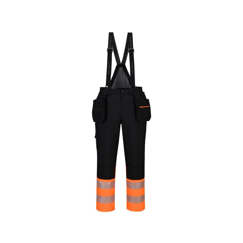 DX4 zimní kalhoty s laclem s vysokou viditelností třídy 1 - 1