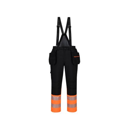 DX4 zimní kalhoty s laclem s vysokou viditelností třídy 1 - 1