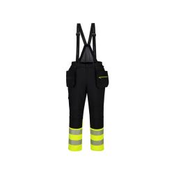 DX4 zimní kalhoty s laclem s vysokou viditelností třídy 1 - 2