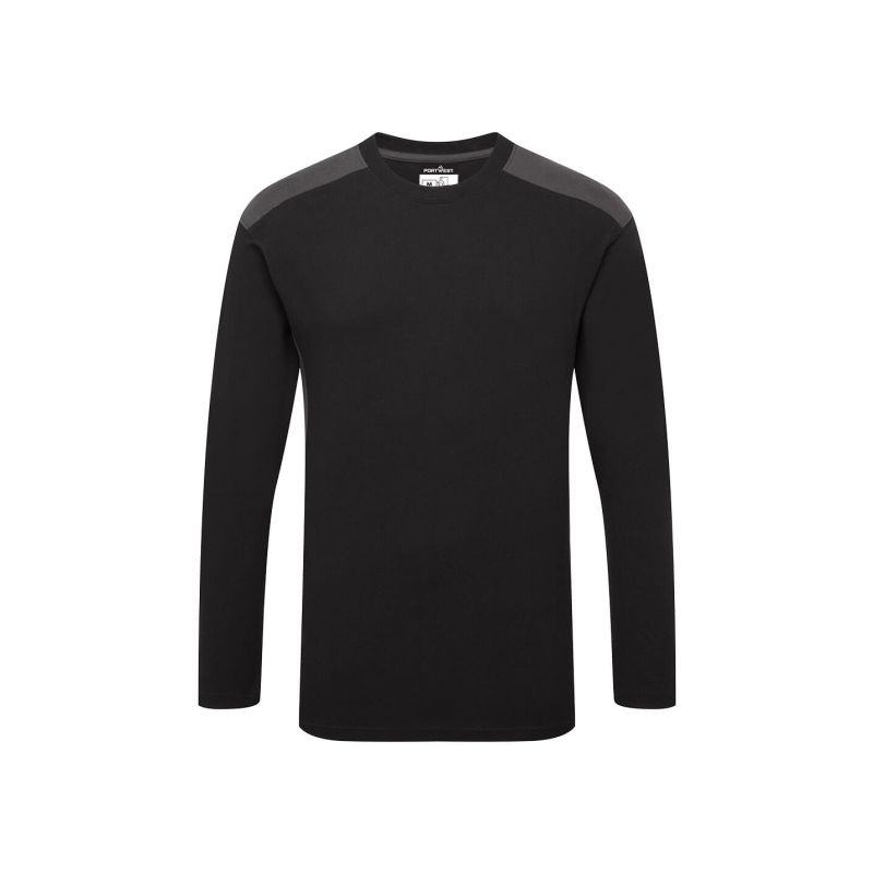 Dvoubarevné triko L/S - 1