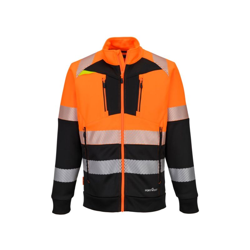 DX4 s mikina se zipem u krku s vysokou viditelností - 1