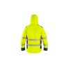 Bunda CXS BEDFORD WINTER, výstražná, zimní, pánská, softshell, žluto-petrolová - 42