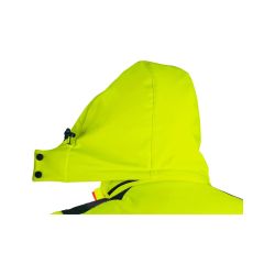 Bunda CXS BEDFORD WINTER, výstražná, zimní, pánská, softshell, žluto-petrolová - 48
