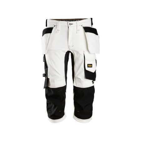 Pracovní kalhoty ¾  Pirate AllroundWork s PK bílé - 1