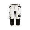 Pracovní kalhoty ¾  Pirate AllroundWork s PK bílé - 1