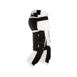 Pracovní kalhoty ¾  Pirate AllroundWork s PK bílé - 4