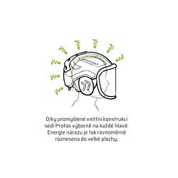 Přilba Protos Integral CLIMBER oranžová/žlutá - 11