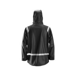 Bunda do deště PU černá - 6