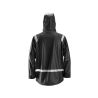 Bunda do deště PU černá - 6