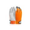 Kombinované rukavice ARDON®HOBBY REFLEX - s prodejní etiketou - hi-vis oranžová - 1
