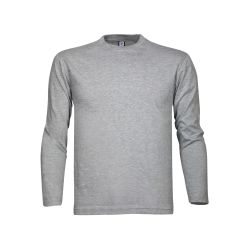 Tričko ARDON®CUBA s dlouhým rukávem šedá melír- baleno po jednom kuse - 1