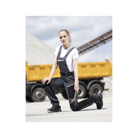 Dámské kalhoty s laclem ARDON®REFIWAN® tmavě šedá - 1