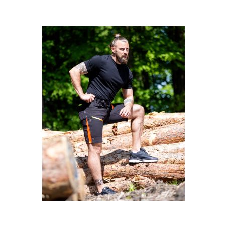 Softshellové kraťasy ARDON®CREATRON® černá neon - 1