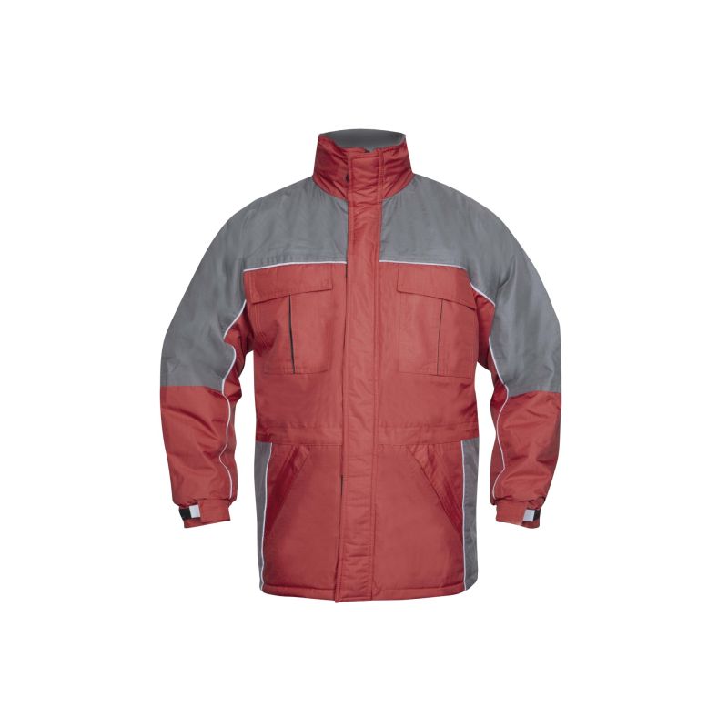 Zimní bunda ARDON®RIVER šedo-červená L - 1