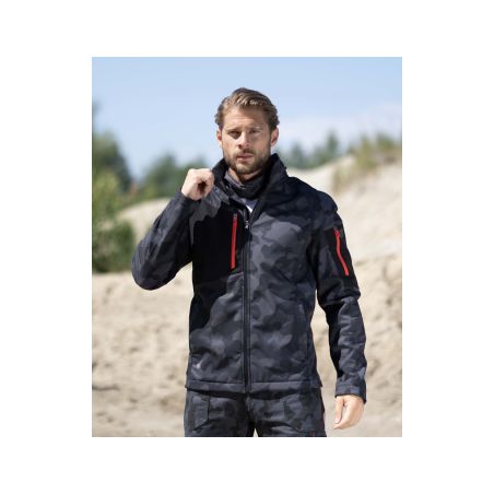 Softshellová bunda ARDON®CREATRON®CAMO černá - 1