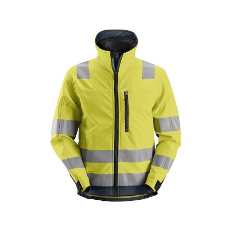 Bunda reflexní AW softshell, třída 3 žlutá/modrá - 1