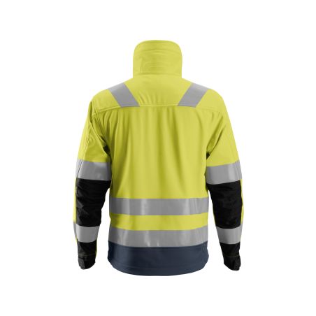 Bunda reflexní AW softshell, třída 3 žlutá/modrá - 2