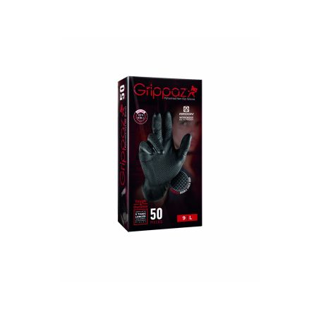 Jednorázové rukavice GRIPPAZ® 246 - černá - 2