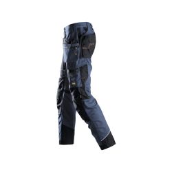 Kalhoty bavlněné RuffWork+ s PK tm. modré - 4