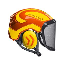 Přilba Protos Integral ARBORIST oranžová/žlutá F39 - 1