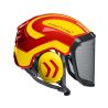 Přilba Protos Integral ARBORIST červená/žlutá s G16 - 1