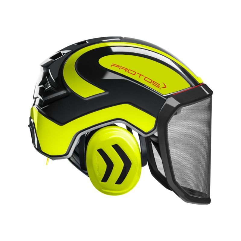 Přilba Protos Integral FOREST černá/žlutá G16 - 1