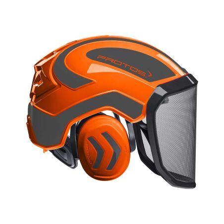 Přilba Protos Integral FOREST oranžová/šedá G16 - 1