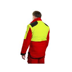 Bunda lesnická KlimaAir® červená a žlutá - 5