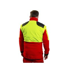 Bunda lesnická KlimaAir® červená a žlutá - 6
