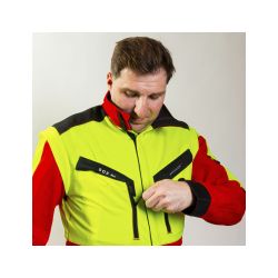 Bunda lesnická KlimaAir® červená a žlutá - 7