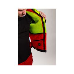 Bunda lesnická KlimaAir® červená a žlutá - 10