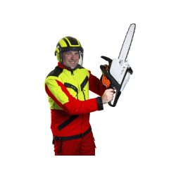 Bunda lesnická KlimaAir® červená a žlutá - 13