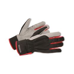 CARPOS VELCRO Gloves grey/red (12 pcs) - 1