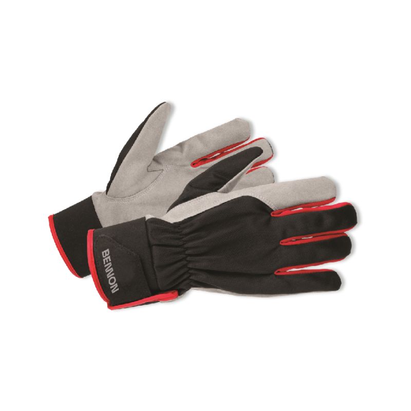 CARPOS VELCRO Gloves grey/red (12 pcs) - 1