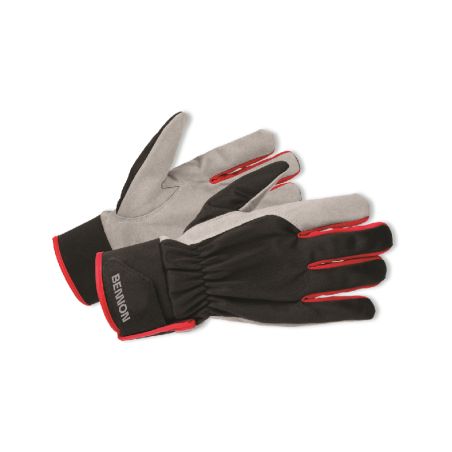 CARPOS VELCRO Gloves grey/red (12 pcs) - 1