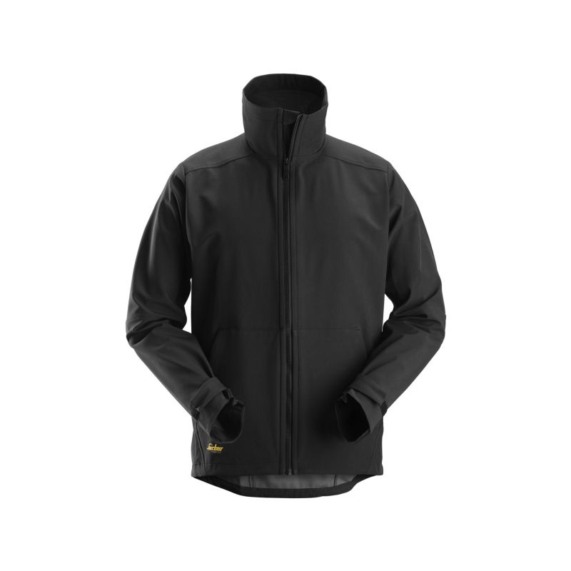 Bunda softshell AllroundWork větruodolná pánská černá - 5