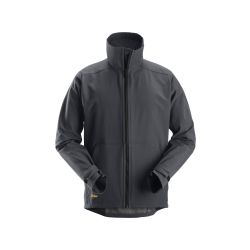 Bunda softshell AllroundWork větruodolná pánská šedá - 5