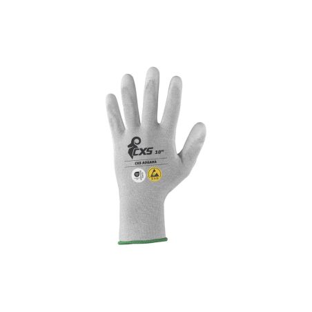 Rukavice CXS ADGARA, antistatické, ESD, povrstvená dlaň a prsty - 1