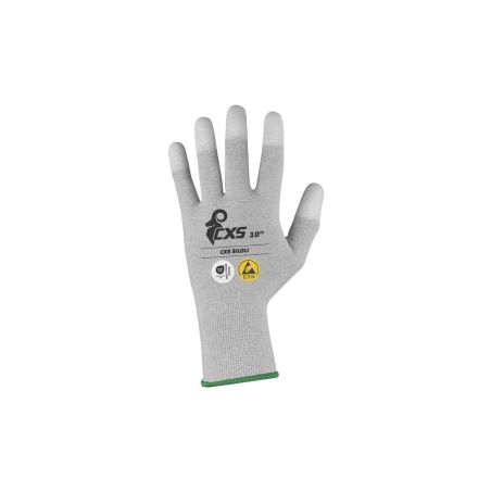 Rukavice CXS SILOLI, antistatické, ESD, povrstvené konečky prstů - 3