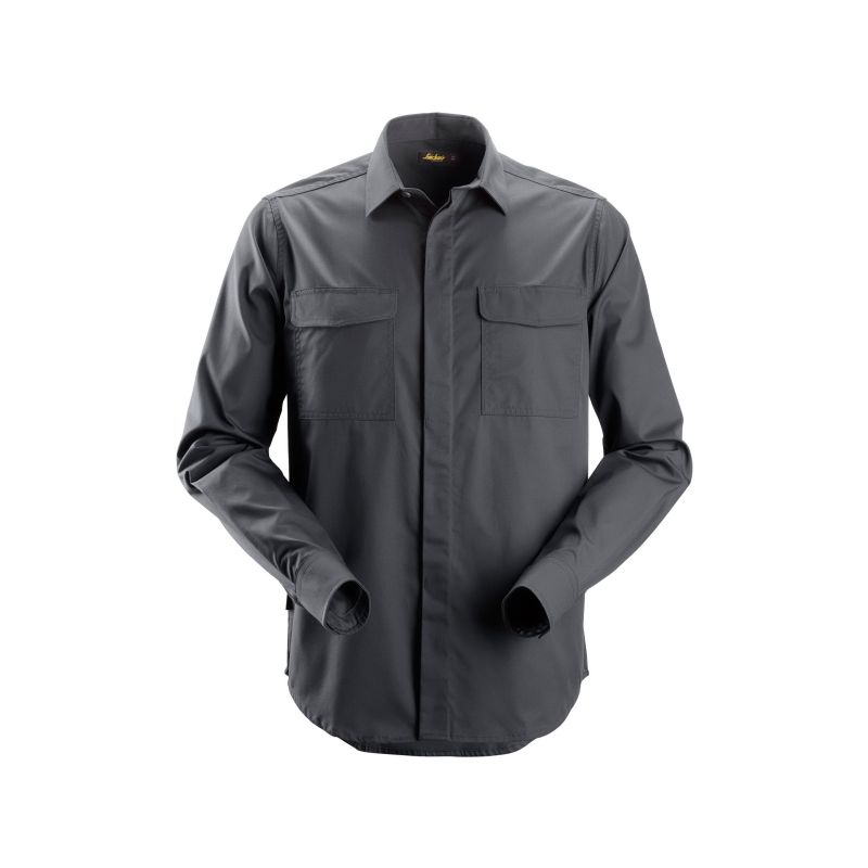Košile Service s dlouhým rukávem tm. šedá - 1