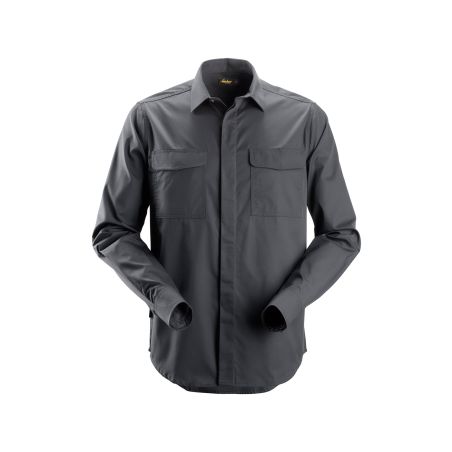 Košile Service s dlouhým rukávem tm. šedá - 1